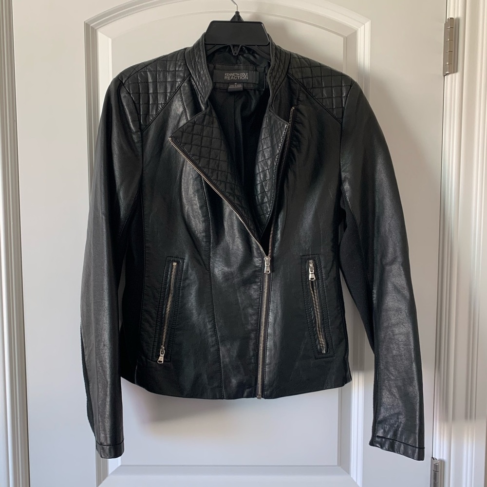 Kenneth Cole Reaction Vegan Leather Jacket